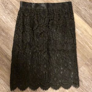 Vintage Mondi Black Lace Skirt